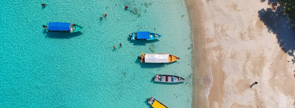 boats in a beach